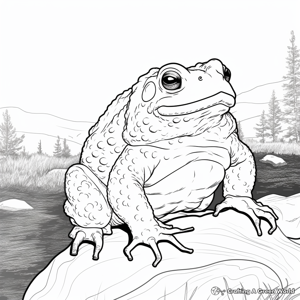 Yosemite Toad Coloring Pages: Endangered Species 2