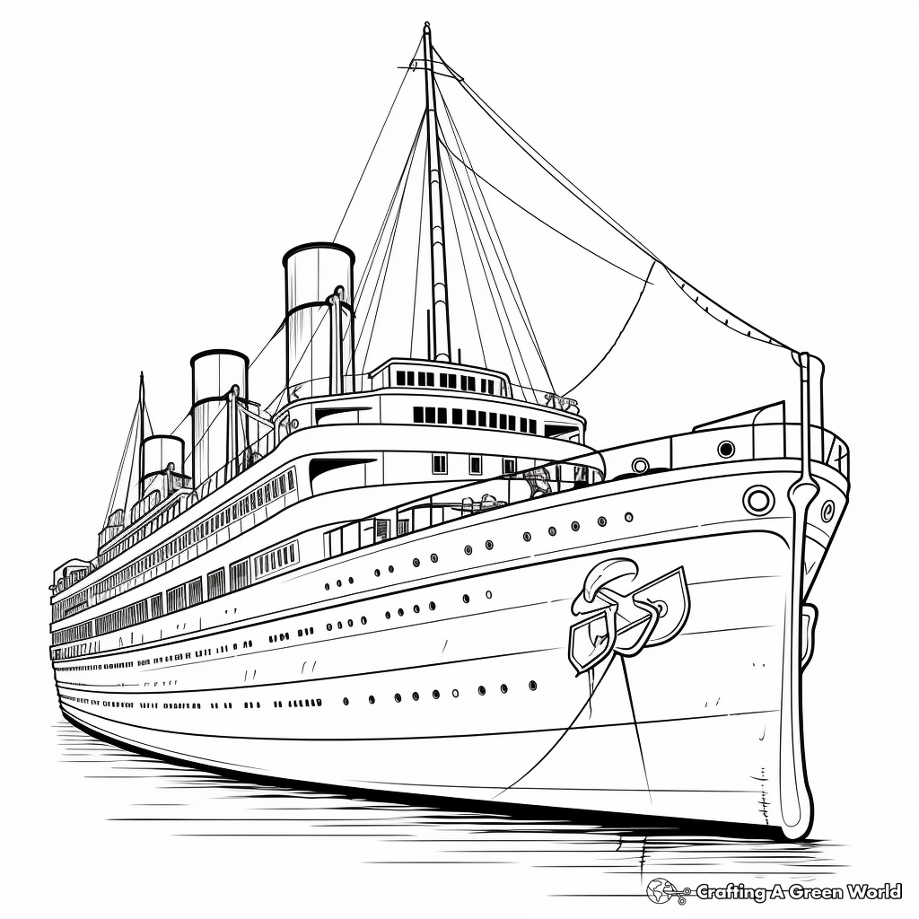 How to Draw the Titanic - Easy Drawing Tutorial For Kids